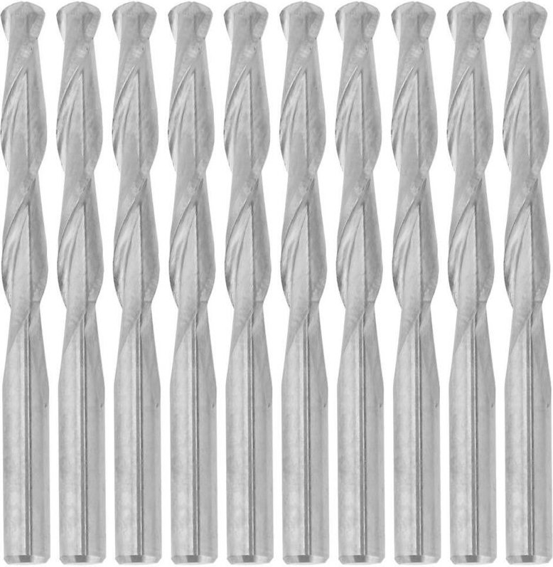 Wolfram, 10 Stück, 3,175 mm, CNC-Spiralfräser für Holz, Acryl, pvc