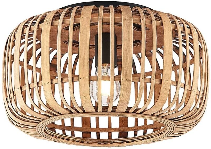 Deckenlampe "Canyana" aus Holz für Wohnzimmer & Esszimmer von Lindby