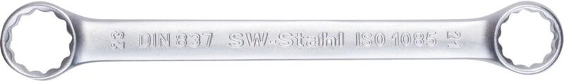 Sw-stahl - 01301L Doppelringschlüssel 6 x 7 mm gerade Ausführung i Ringschraubenschlüssel i Doppel-Schraubenschlüssel i ...