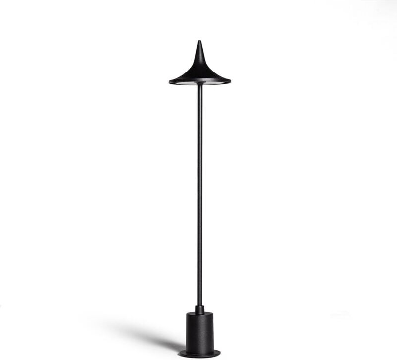 Efectoled - led Bodenstehleuchte 6W 60 cm mit Erdspieß Rowel Schwarz