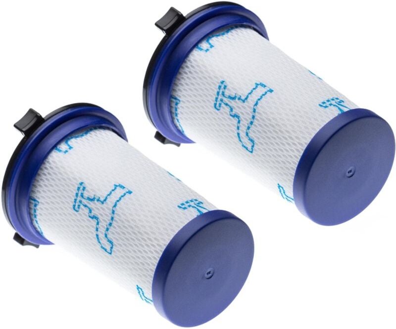 Thumbnail - 2x Staubsaugerfilter kompatibel mit Rowenta Air Force 360, X-Pert Essential 260 Akku-Staubsauger - Schaumstofffilter - V...