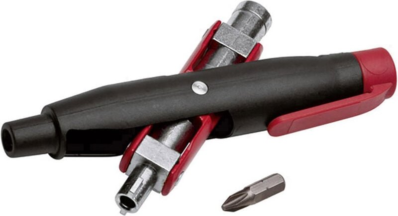 NWS - 2005-4-SB Schaltschrankschlüssel Zinkdruckguss, Kunststoff Schwarz, Rot 1 St.