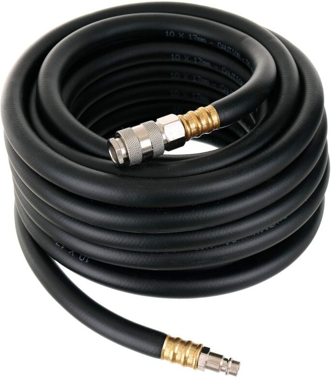 Pneumatikschlauch RH10x17mm 10m (G) Gummi mit Schnellverbinder.