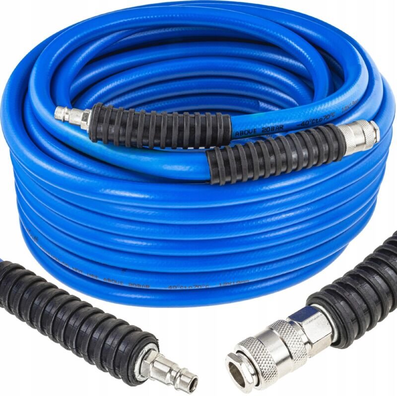 Pneumatik-Gummischlauch für Kompressor druckelastisch 12x19mm 20m