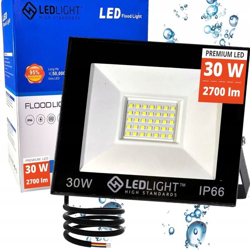 Halogen-Reflektor-Arbeitsleuchte, wasserdichter LED-Fluter PREMIUM