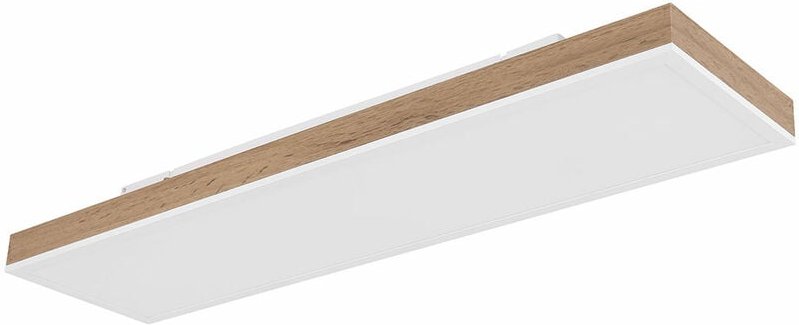 Globo Lighting - Deckenlampe Holzoptik Wohnzimmerlampe modern Deckenleuchte dimmbar led Fernbedienung cct Nachtlicht, Al...
