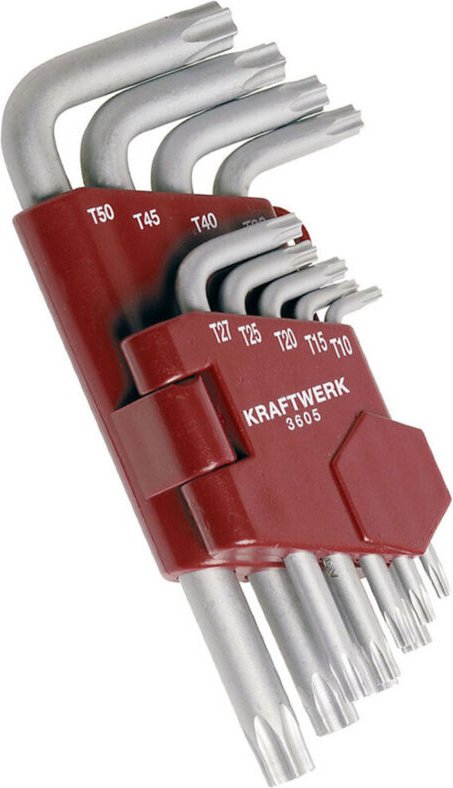 Kraftwerk - Winkelstiftschlüssel-Satz, tx, 9-tlg.