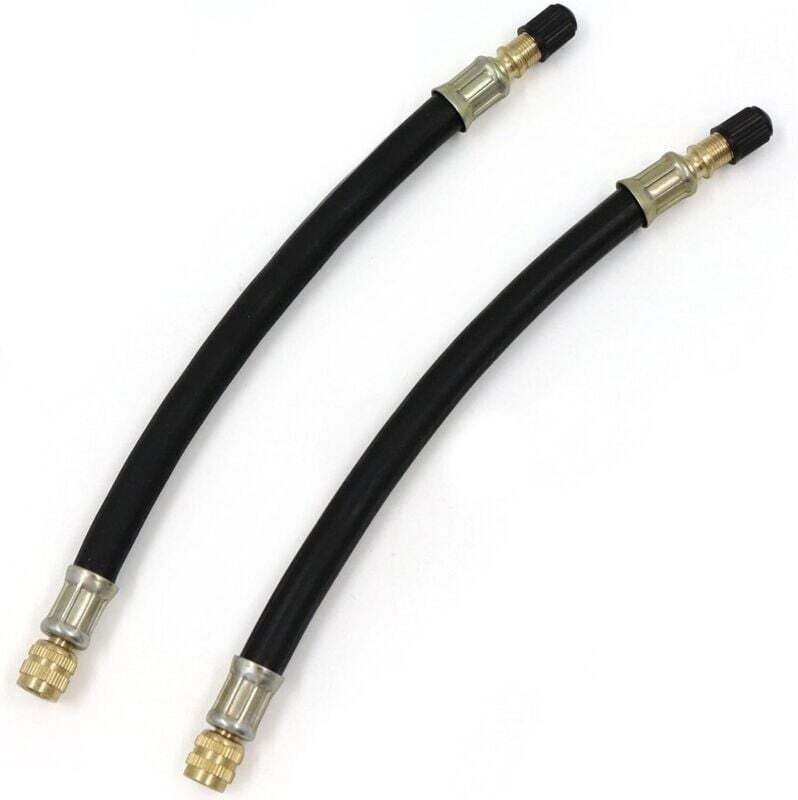 Reifenventilschaftverlängerung, 2 Stück, 210 mm, flexible Gummi-Reifenventilschaftverlängerung für pkw, lkw, Motorrad, R...