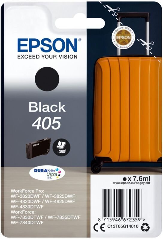Epson 405 Druckerpatrone 1 Stück(e) Original Standardertrag Schwarz