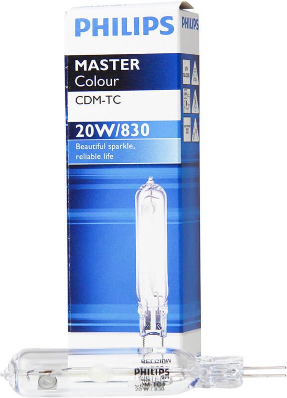 Philips - Master Colour cdm-tc Entladungslampe 20W Sockel G8.5 2980K