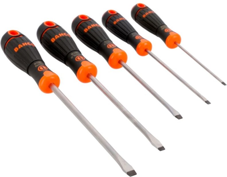 Fit Schraubendreher-Satz für Schlitzschrauben - 5-tlg. - Bahco
