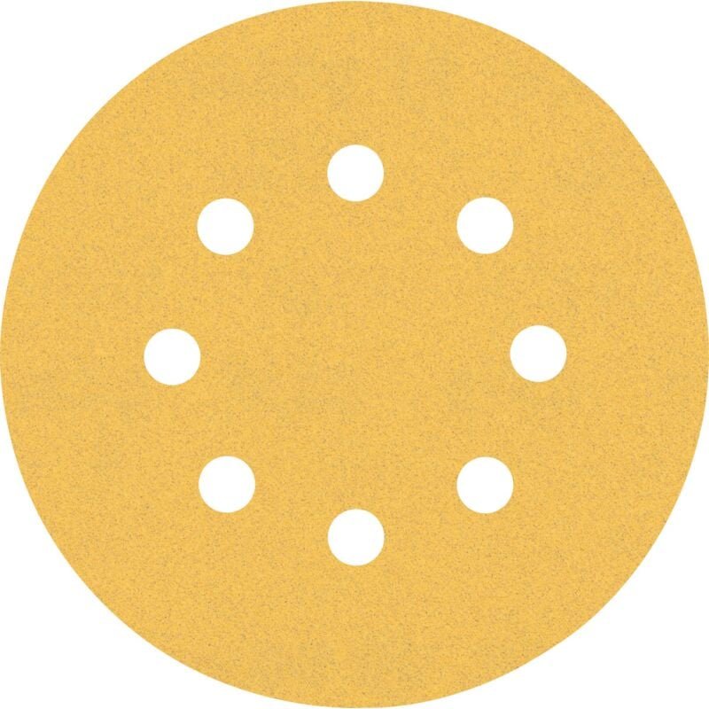 Accessories expert C470 2608900912 Exzenterschleifpapier gelocht Körnung (num) 120 (ø) 125 mm - Bosch