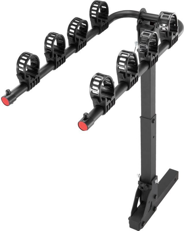 Thumbnail - Mophorn - Fahrradträger für 4 Fahrräder, Fahrradträger für die Anhängerkupplung, 150 Pfund Tragkraft, Kipp- und Klappdes...