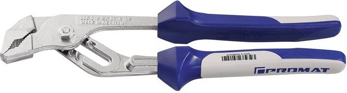 PROMAT Wasserpumpenzange Länge 250 mm Spannweite 6-36 mm poliert Mehrkomponent