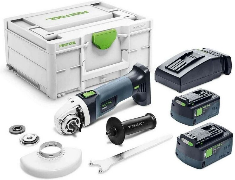 Akku Winkelschleifer Schleifer Ladegerät agc 18-125 5,0 EBI-Plus 577700 - Festool