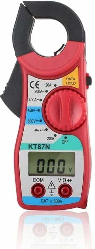 Digitales Zangenmessgerät, Stromzange, DC/AC-Labor für Spannung, Kapazität, Diode, Widerstand, Frequenz.