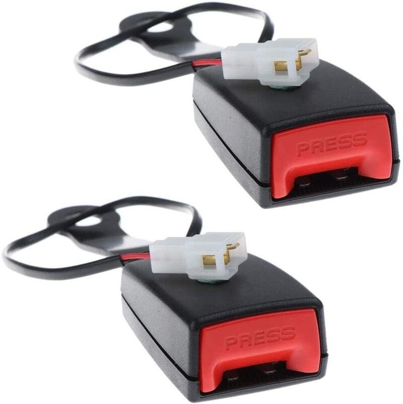 2 stücke Auto Vordersitz Gürtel Schloss Schnalle Stecker Stecker Warnung