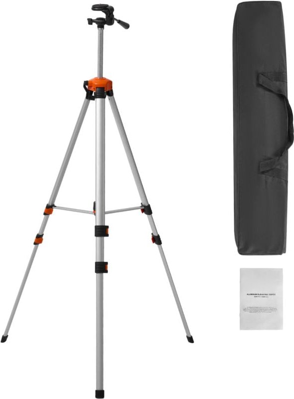 Thumbnail - Mophorn - Laser-Wasserwaagen-Stativ, 1/4'-20-Gewindehalterung, 27,36-68,11 Zoll höhenverstellbar, Aluminiumstativ mit Wa...