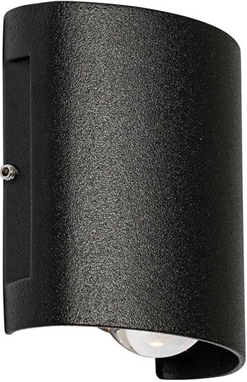 Außenwandleuchte schwarz inkl. led 2-flammig IP54 - Silly