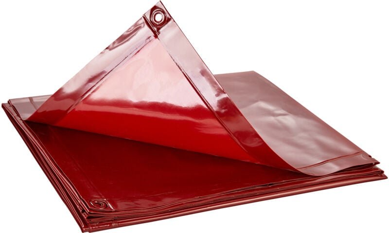 Thumbnail - VEVOR Schweißvorhang-Schirm, 1,8 x 1,8 m hängende Schweißvorhangwand, flammhemmende Vinyl-Schweißschutzschirme mit 6-stu...