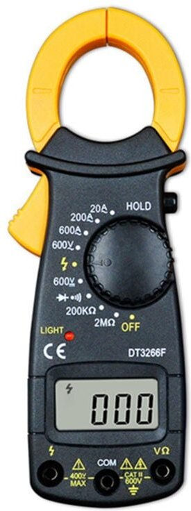 Tlily - Digitales Ampere-ZangenmessgeräT Multimeter NCV-Stromzangenzange Voltmeter Amperemeter 600 ein -Ohmstrom-Spannun...