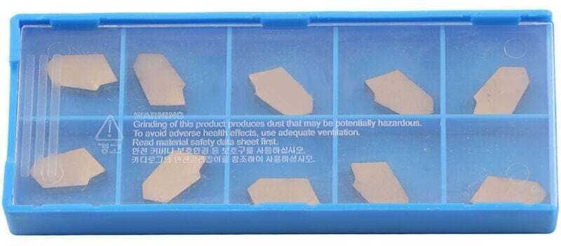 10 pièces Inserts de Tournage en carbure, Lame d'insertion en carbure cnc, Insert en carbure de Tour GTN3 HW190223113 po...