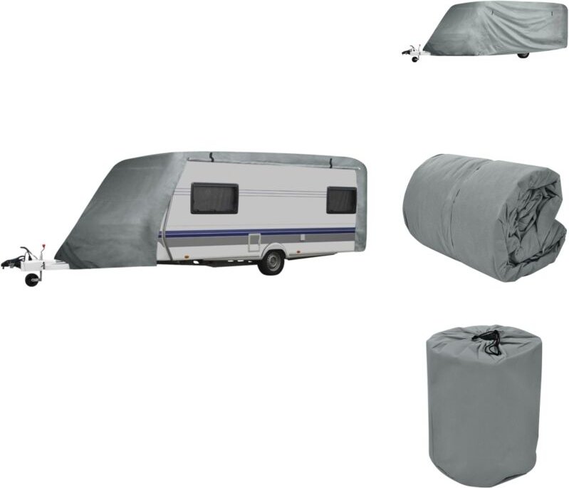 Kfz-Abdeckplanen - Living Wohnwagen-Abdeckung Grau Gr. m - Grau