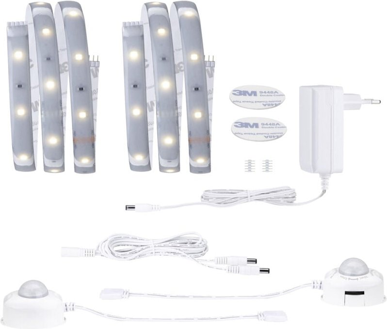 Paulmann Licht - Paulmann Comfort Set Bett 2x1m 78894 LED-Streifen-Basisset mit Stecker 24 v 2 m Warmweiß 1 Set