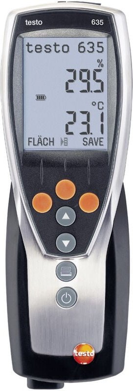 635-1 Luftfeuchtemessgerät (Hygrometer) 0 % rF 100 % rF Taupunkt-/Schimmelwarnanzeige - Testo