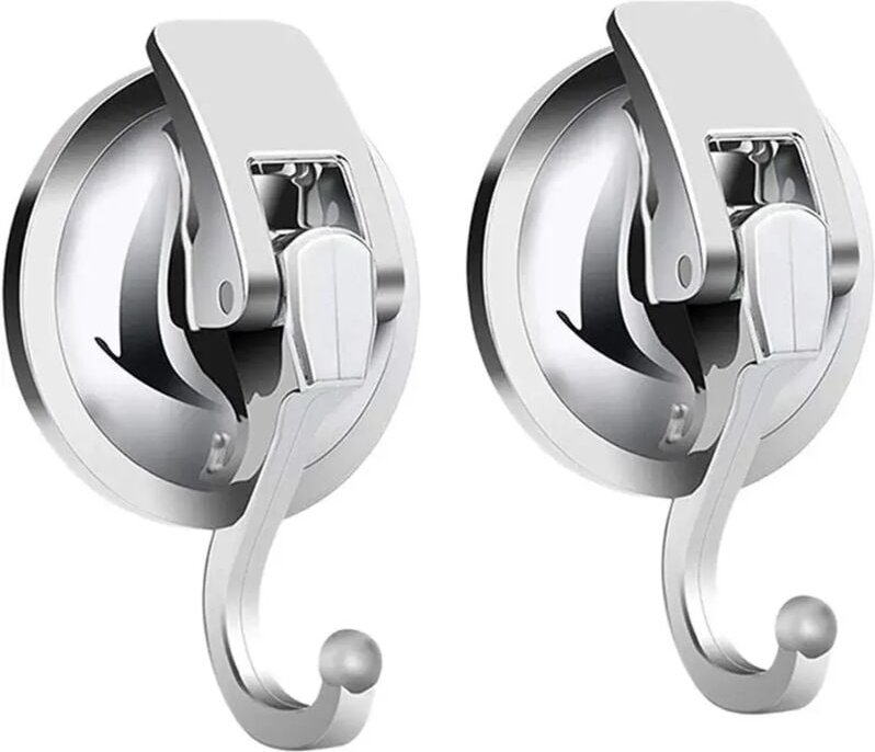 Paquete de 2 potentes ganchos con ventosa para baño, toallero, ganchos de pared con ventosa para cocina, paño de cocina,...