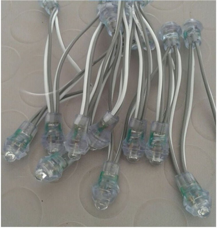 Trade Shop Traesio - Trade Shop - 50 led Sternenhimmel Einbaustrahler Kaltweiß Lichtpunkt Set 12V IP68 -