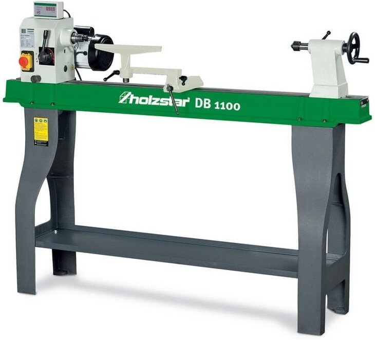 Holzstar - Drechselbank db 1100 Drehzahlstufen variabel 5921100