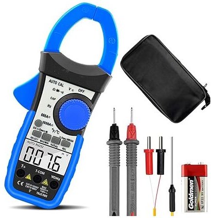 Dolaso - HP-870N DC-Stromzangenmessgerät, 6000 Zählungen, digitales Multimeter, automatische Bereichswahl, elektrischer ...