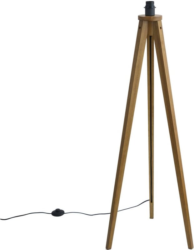 Ländliche Stehlampe Stativ Vintage Holz - Stativ Classic