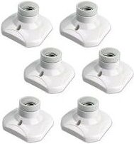 Ersandy - E27-Einschraub-Deckenfassung, E27-Garagenfassung, ac 220–240 v, Fassungshalter für LED-Leuchtmittel, E27-Socke...