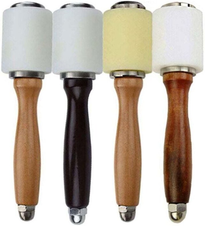 Nylonhammer, Holzgriff, 340 g, für Leder und Schnitzereien.
