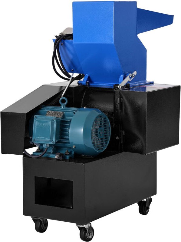 Mophorn Kunststoff-Schredder-Zerkleinerer, 2,2 kW, Granulator für Flaschen, 100–150 kg/h Kapazität, mit Rädern, SDK-11-K...