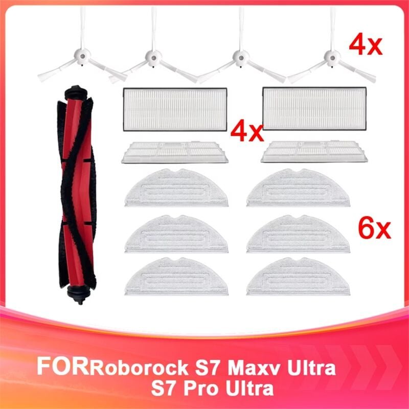 Hauptbürste Mopp Filter Staubbeutel Reinigung Rollen für S7