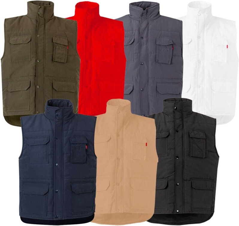 Velilla 108 Gesteppte Arbeitsweste - XXXL - Verde militare