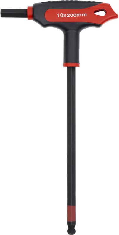 T-Griff-Schraubendreher, 6KT, sw 10 mm, als Kurz- oder Langklinke nutzbar, optimale Kraftübertragung - Stier