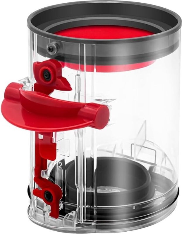 Staubbehälter kompatibel mit Dyson V12 Detect Slim / V10 Digital Slim SV18 SV20 Staubsaugern, Ersatzbehälter mit großem ...