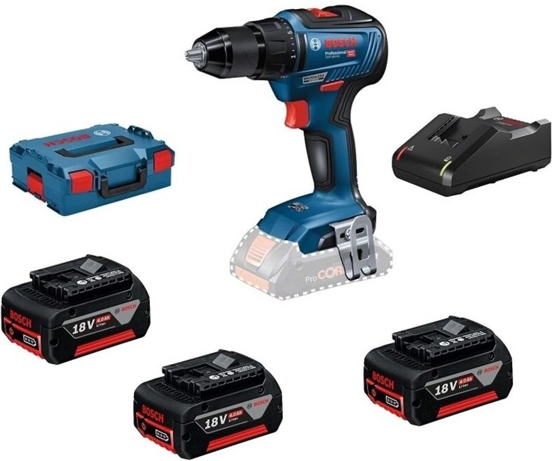 Akku Bohrschrauber Bosch gsr 18V 55 0615990L8B