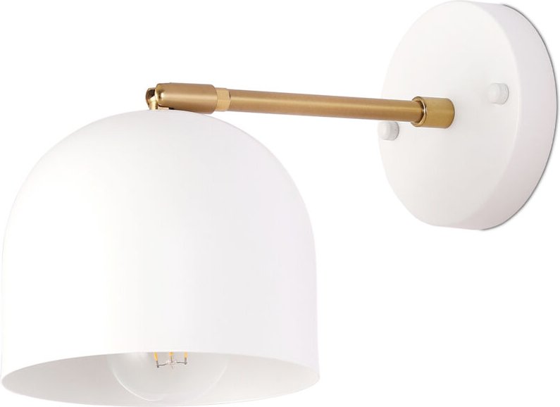 Wandlampe - Metall - Bleni Weiß