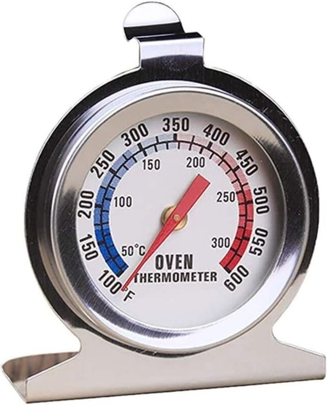 Thumbnail - Aougo - Ofenthermometer, 300 ℃/ 600 ℉ Thermometer zum Kochen von Lebensmitteln in der Küche, Edelstahlthermometer für Ho...