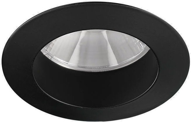 Leds-c4 - Downlight Play Redondo Fijo 8W Negro IP54 Iluminación led Resistente y de Alta Calidad