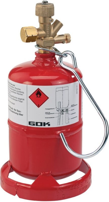 Kleinstflasche 425 g, runder Fuss, leer - GOK