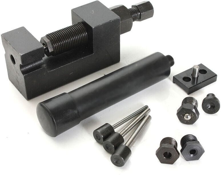 KZQ - Kettentrenner-Nietwerkzeugsatz für Motorrad- und ATV-Motorräder 520/525/530/630