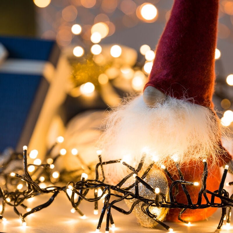 23m 360 LED Lichterkette außen, Lichterkette Weihnachten IP44, Lichterkette flammig, Lichtervorhang außen, 8 Modi und Me...