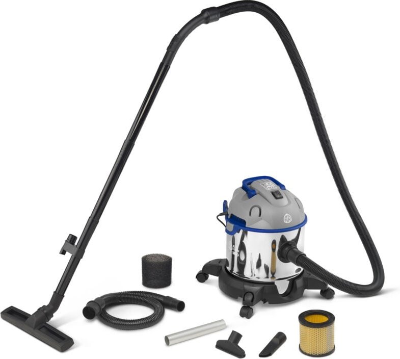 M20, 4-in-1-Multifunktions Nass- und Trockensauger, Aschesauger und Blasfunktion (1200 w, 20 l) - Ar Blue Clean