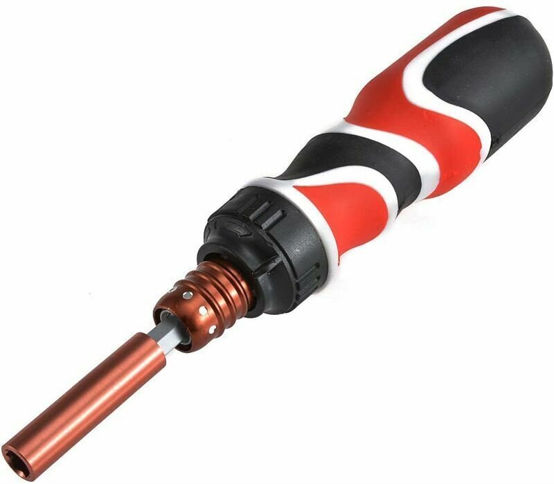 Teleskop-Ratschenschraubendreherbit mit doppeltem Verwendungszweck, verstellbar, mit Bithalter und verstellbarem Schraub...